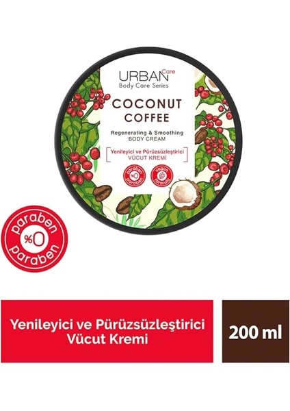 Care Coconut Coffee Yenileyici ve Pürüzsüzleştirici Vücut Kremi 200 Ml- Vegan fiyatları