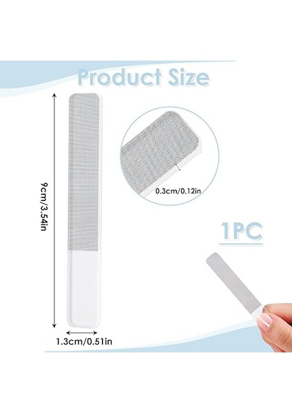 Nano Cam Tırnak Törpüsü, Manikür Cam Törpü, Tırnaklar Için, Doğal Tırnak Törpüsü, Cam Tırnak Törpüsü, Ince Taneli – Koruyucu Kılıflı Tırnak Bakımı, Kolay Temizlik Için Yıkanabilir (1 Adet) modelleri
