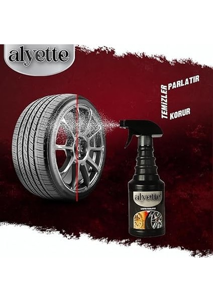 Lastik Parlatıcı 500 ml - Premium Lastik Parlatıcı &amp; Bakım Spreyi - Derin Parlaklık Uzun Süreli Koruma fırsatları