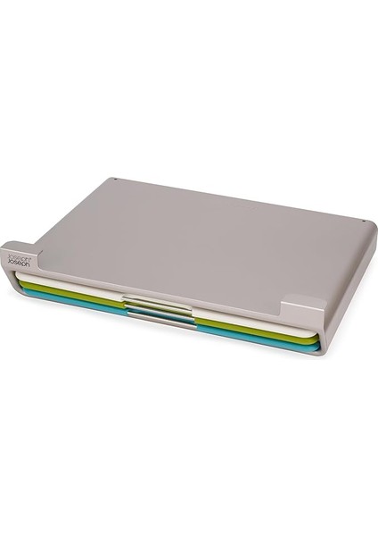 Joseph Folio Slim 3 Parçalı Raf Altı Doğrama Tahtası Seti, Çok Renkli