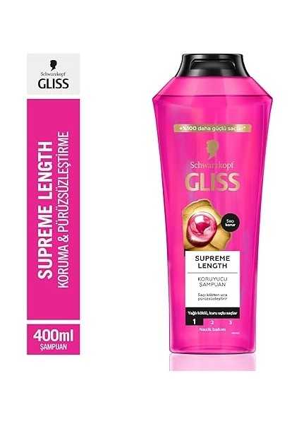 Supreme Length Şampuan 400ML fiyatları