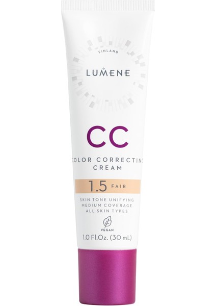 7 Etkili Renk Dengeleyici cc Krem Spf 20