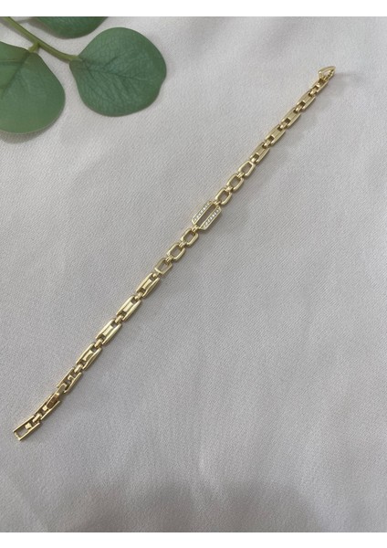 Xuping Xp Gold Altın Kaplama Kadın Ataç Bileklik Suya Dayanıklı Kararma Yapmaz Günlük ve Özel Gün Kullanımına Uygun Künye Hediyelik Zarif Tasarım 17 cm 19 cm Ayarlanabilir Bileklik