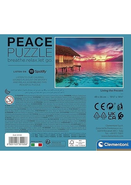 - 500 Parça Peace Puzzle Yetişkin Puzzle - Living The Present - 35120 modelleri