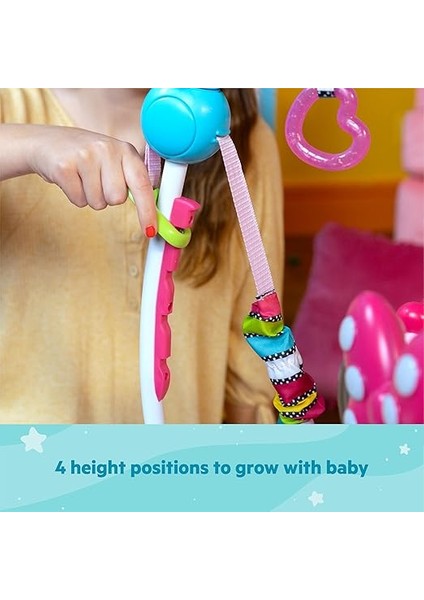 Starts Disney Baby Minnie Mouse Peekaboo Işıklı ve Melodili Aktivite Hoppalası, 6 Aylık ve Üzeri, 11 Kg'a Kadar modelleri