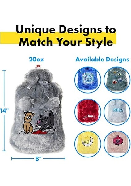 Dogs Gri Peluş Sıcak Su Torbası indirimleri