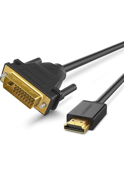 HDMI DVI 1080P Çift Yönlü Görüntü Aktarma Kablosu, 1.5 Metre