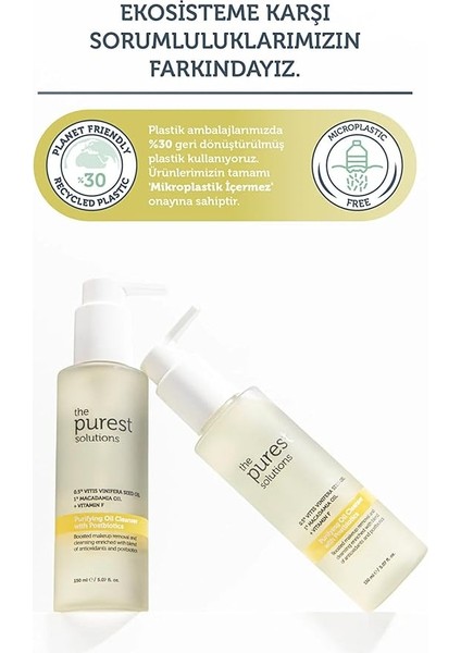 Purest Solutions Postbiyotik Içerikli Multifonksiyonel Arındırıcı Temizleme Yağı 150 ml indirimleri