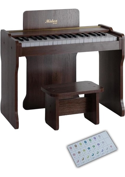 CP-360C Ahşap Çocuk Piyanosu Pilli 37 Tuşlu Gerçek Piyano Tuşları