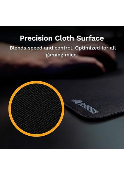 Oyun Mouse Pad Gmp 2 - Xxl - Dökülmeye Dayanıklı Fare Altlığı, Oyun Sensörleri Için Optimize Edilmiş, Hız ve Kontrol Için Dengeli Yüzey, Aşınma Önleyici Kenarlar - 36" x 18" x 0.12-2xl Masa indirimleri