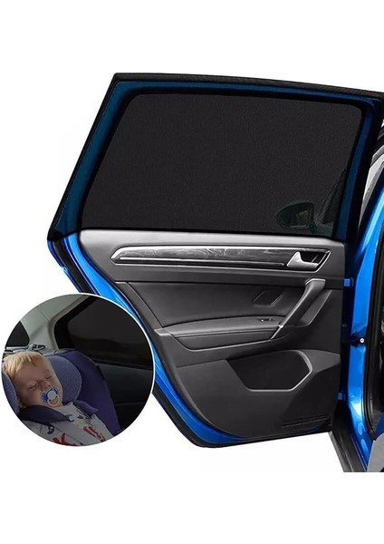 Araç Güneşlik Araba Perdesi Yan Cam Perde Güneş Önleyici Oto Içi Güneşliği Için Sinekliği