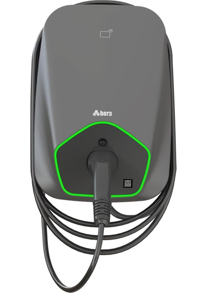 Chargepack® Personal 22KW Kablolu(5m Type2) Elektrikli Araç Şarj Ünitesi, Gri