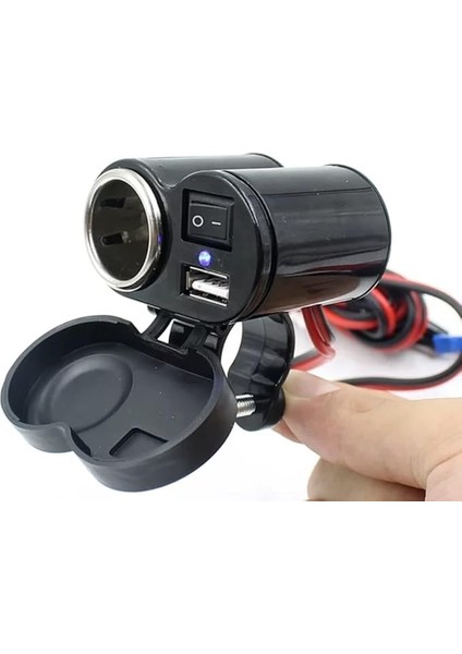 Çakmaklık/usb Şarj Soketi 12V Su Geçirmez
