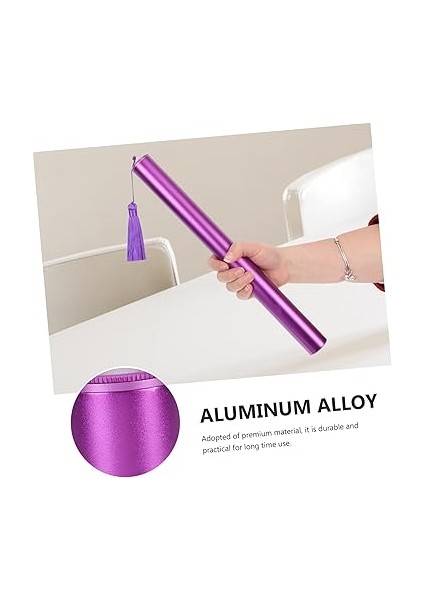 Bambu Tüp Kapağı Santur Saklama Tüpü Santur Deposu Santur Kollu Taşınabilir Depolama Için Yangqin Durumda Tig Çubuğu Depolama Tüpü Santur Parçası Alüminyum Alaşım Mor,purple fırsatları