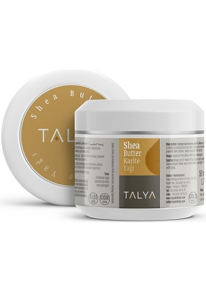 Shea Butter (Karite Yağı), Soğuk SIKIM,%100 Saf ve Doğal, 50 ml fiyatları