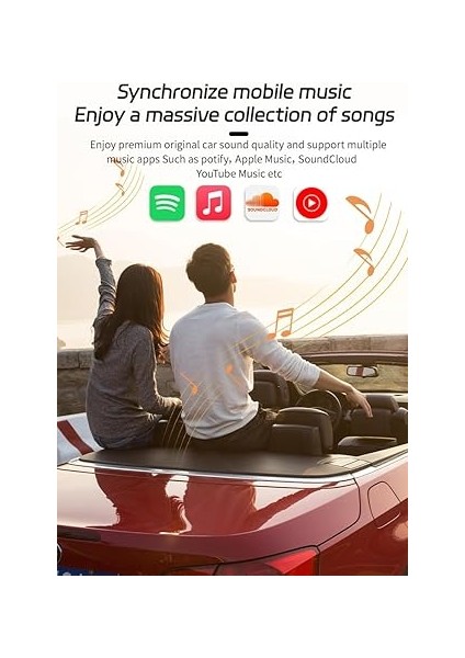 Carplay ve Android Auto Adaptörü, 2'si 1 Arada, 5g Wifi ve Bluetooth 5.0, Tak Çalıştır fırsatları