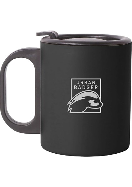 Badger Paslanmaz Çelik Siyah Mug 300 Ml, Dayanıklı Kamp Ekipmanları, Kamp Aksesuarları, Açık Hava Sporları, Doğa Sporları, Yürüyüş, Kamp Mutfağı, Kamp Malzemeleri