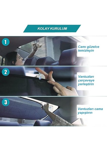 Arka Cam Için Vantuzlu Güneşlik Perde Araba Oto Araç Perdesi fırsatları