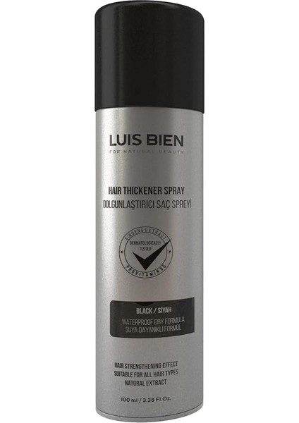 Bien Dolgunlaştırıcı Saç Sprey (Siyah)