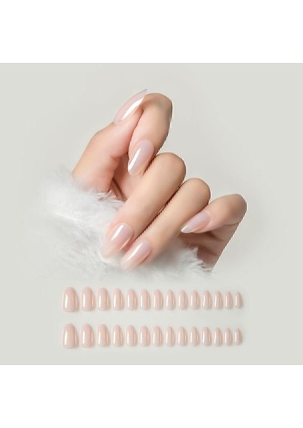 Beauty Takma Tırnak Seti &amp; Zararsız Yapıştırıcı Hailey Bieber Rengi indirimleri