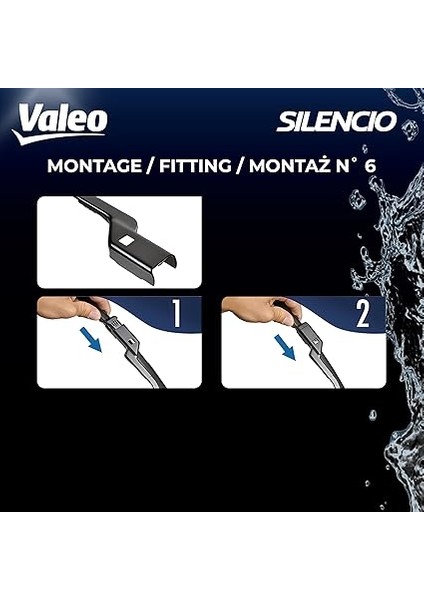 Silencio Flat Blade Set Silecek Seti Audi A3 (2012-2016), Seat Ateca (2016-), Leon (2019-), Skoda Kamiq (2019-), Karoq (2017-), Octavia Iv (2020-), Vw Golf Vıı (2014-2021) (650+450 Mm) 574707 fırsatları