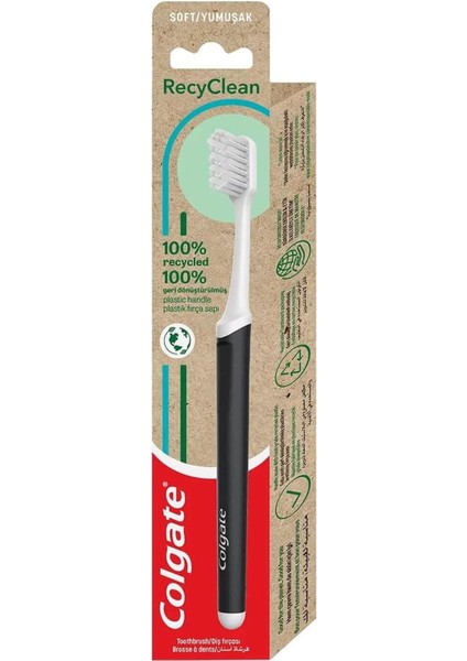 Recyclean %100 Geri Dönüştürülmüş Derin Temizlik Yumuşak Diş Fırçası