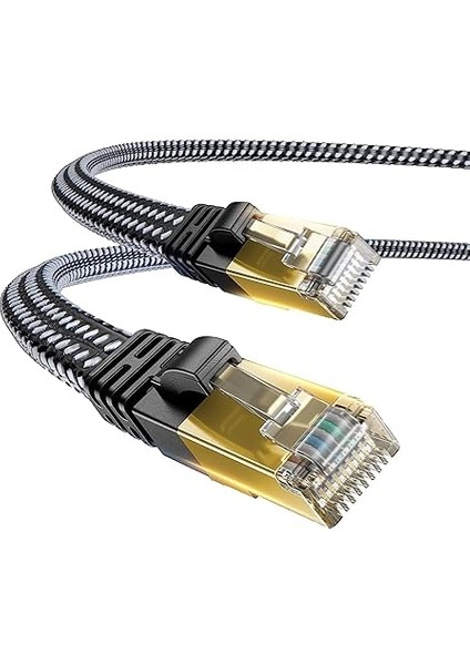 Cat8 Ethernet Patch Adsl Modem Internet Kablosu (Cat8, 5 Metre)