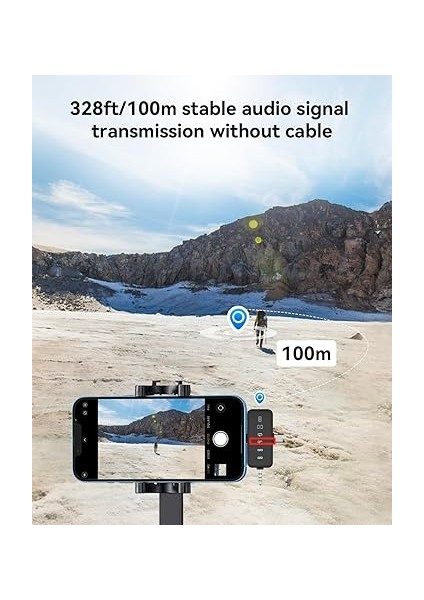 3 In 1 Mikrofon Iphone/android/kamera, Kablosuz Yaka Mikrofon, 328FT Iletim, 18H Pil Ömrü, Kayıt Röportaj Için Mini Mikrofon, Vlogs, Youtube, Tiktok indirimleri