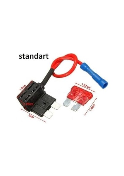 Store Fuse Tap Standart Tip Sigorta Kutusu Bağlantı Aparatı - 2 Adet modelleri