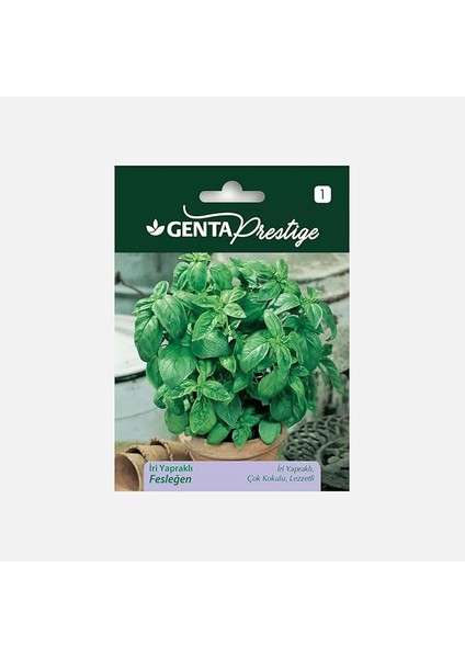Prestige Iri Yapraklı Fesleğen Tohumu Sebze Tohumu