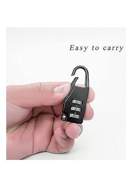 4 Adet Şifreli Kilit, 3 Haneli Şifreli Kilit, Çinko Alaşım, Seyahat Kilidi, Bagaj Kilidi, Mini Kombinasyon Asma Kilit (Gümüş) modelleri