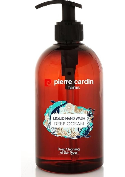 Cardin Liquid Hand Wash 480 ml – Deep Ocean - Sıvı Sabun - Derin Okyanus