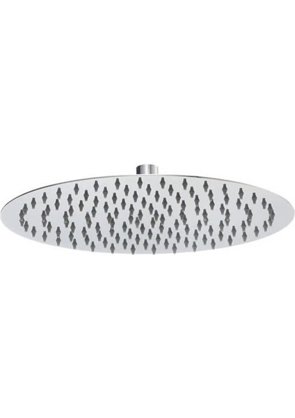 Tepe Duş Başlığı Oval Slim 304 Metal Ø25 cm KTD106