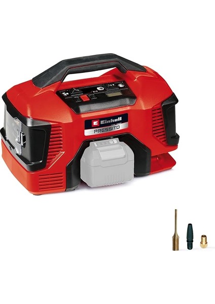 Pressito 18/21 Power X-Change Akülü Hava Kompresörü (18 V, Maks. 10.5 Bar, 21 L/dk Emiş Gücü, 18000 Rpm Motor Hızı, Yağsız, Akü Dahil Değildir) - 4020467