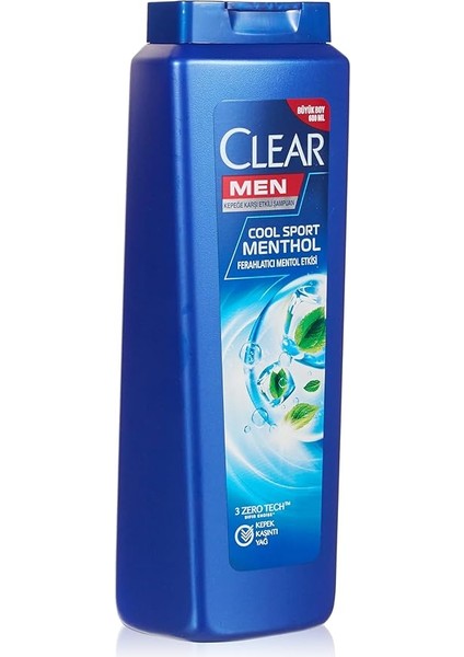 Men Erkek Şampuan Cool Sport Menthol Kepeğe Karşı Etkili 600 ml