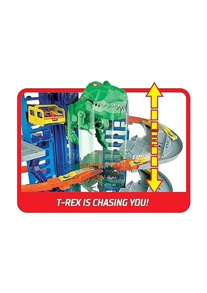 Wheels Hw Robotik T-Rex Ultimate Garaj™ Hot Wheels Robotik T-Rex Ultimate Garaj, 100'DEN Fazla Aracı Kolayca Saklayabilir GJL14 GJL14 indirimleri