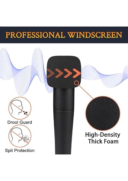 6 Adet Mikrofon Pop Filtresi Için Shure SM57 Sm-57, SM57 Pro, Koruyucu Mikrofon Kılıfı Rüzgarlık Köpüğü fırsatları