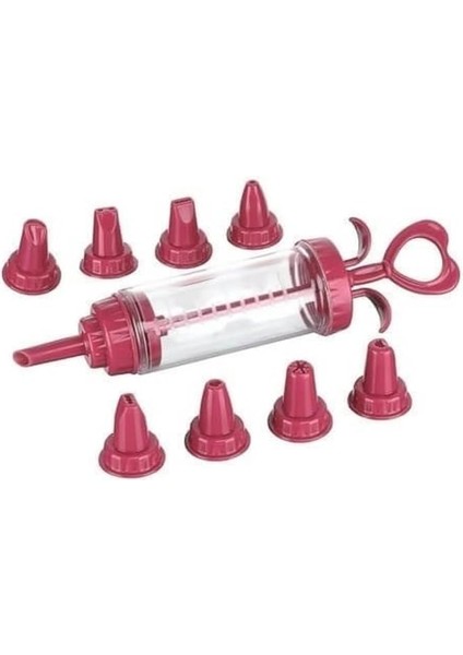 Pompası Sıkacağı Krem Şanti Sıkacağı Pompası 8 Parça Set - Pasta ve Kek Süsleme Aracı fiyatları