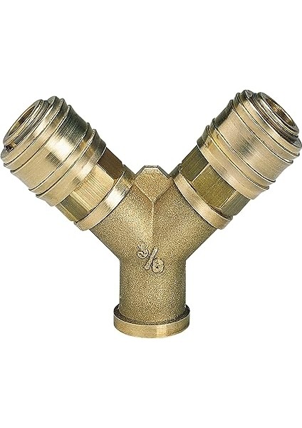 Einhell Çift Girişli Basınçlı Hava Çıkış Borusu C. R3/8" (Kompresör Aksesuarı, 2'li Hava Dağıtıcı, 2x Hızlı Bağlantı, Pirinçten) - 4139680 fırsatları