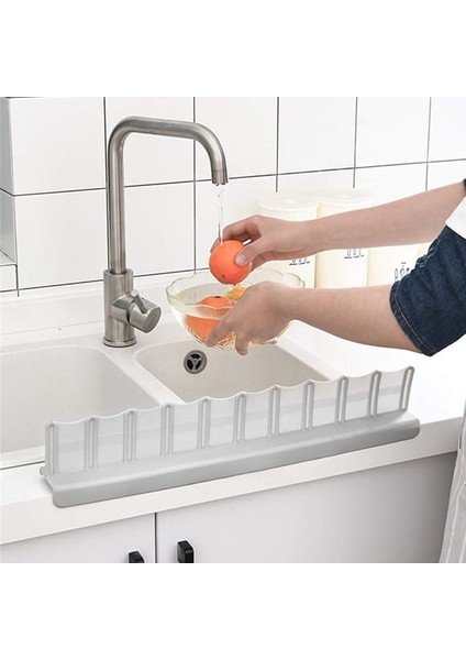 Vantuzlu Kauçuk Sıvı Su Sızdırmaz Izolasyon Mutfak Banyo Duş Bariyeri Lavabo Kenar Tutucu Set