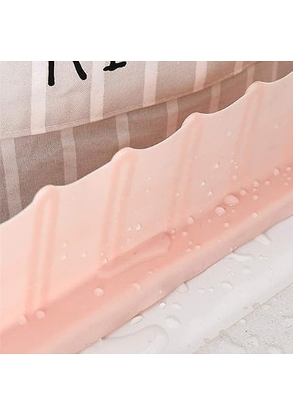 Vantuzlu Kauçuk Sıvı Su Sızdırmaz Izolasyon Mutfak Banyo Duş Bariyeri Lavabo Kenar Tutucu Set modelleri