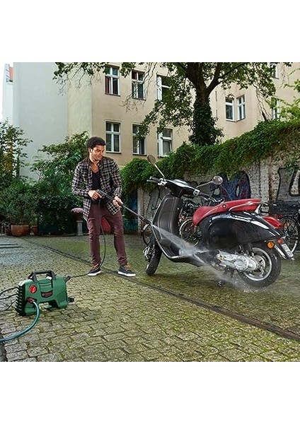 Home And Garden Yüksek Basınçlı Yıkama Easyaquatak 110, YEŞIL(1300 Watt, 3x Nozül, Yüksek Basınç Pistolu, Şeffaf Su Filtresi, 5 M Kablo, 3 M Hortum, Basınç: 110 Bar, Maks. Debi: 330 L / Saat) indirimleri