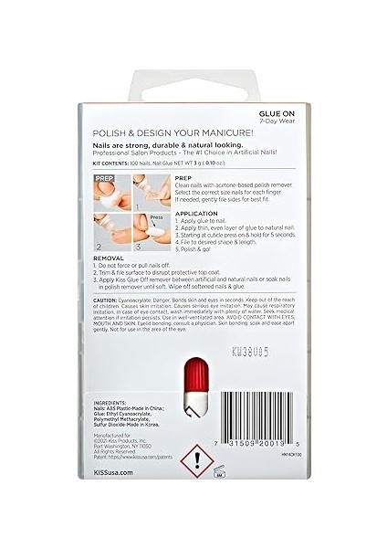 Şeffaf Kısa Takma Tırnak (100'LÜ Paket) fırsatları