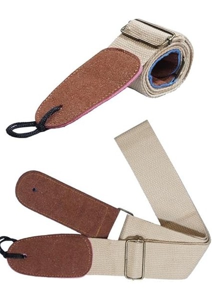 HG22 Gitar Omuz Askısı Krem Renk 5 mm Genişlik 87-146 cm fiyatları