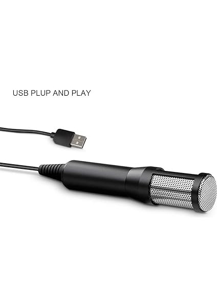 Profesyonel Kondansatör Mikrofon USB Tak ve Çalıştır Ev Stüdyosu Podcast Vokal Kayıt Mikrofonları Mini Mıc Standı ile Telefon Dizüstü Bilgisayar Pc Tablet Için Çift Katmanlı Akustik Filtre modelleri