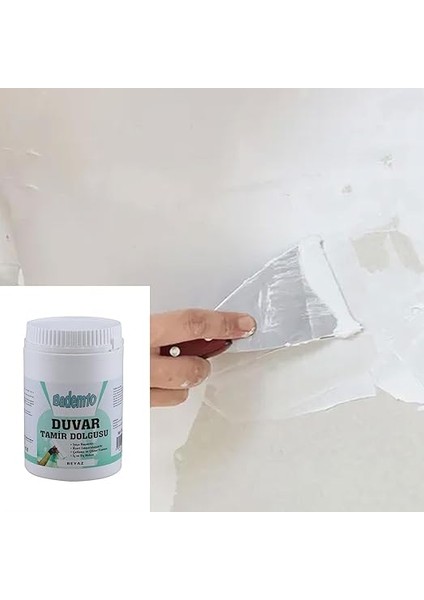 Duvar Tamir Dolgu Macunu Zemin Alçı Sıva Derin Boşluk Doldurucu Çatlak Onarıcı Giderici 1 kg indirimleri