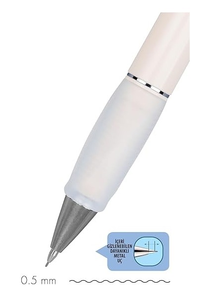 Deep Mekanık Kursun Kalem 05MM Fildişi modelleri