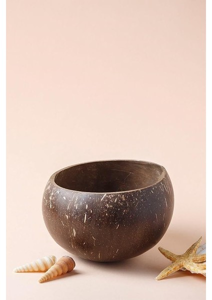 Yeşil Jumbo Hindistan Cevizi Kasesi - El Yapımı Coconut Bowl - Atıştırmalık, Sos ve Çerez Kasesi