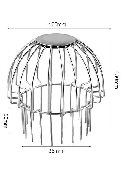 Iniş Borusu Yaprak KORUMASI,60-160MM Oluk Borusu Yaprak Koruyucu Tel Balon,iniş Borusu Yaprak Koruma Filtresi Süzgeç Iniş Borusu Koruma Muhafızları Boruların Tıkanmasını Önler (110 Mm) fiyatları
