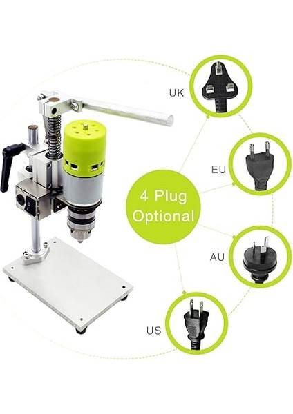 Mini Matkap Pres Tezgahı Elektrikli Tezgah Delme Makinesi Chuck 1.5-10MM 100W Küçük Tezgah Matkap Dıy Saf Alüminyum Küçük Tezgah Matkap Yüksek Hassasiyetli Youmaxe fiyatları